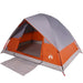 Koepeltent 2-persoons waterdicht oranje