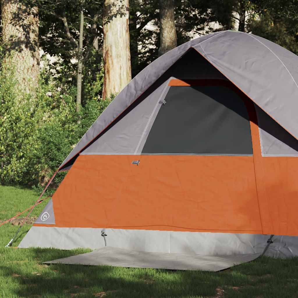 Koepeltent 2-persoons waterdicht oranje