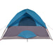 Koepeltent 4-persoons waterdicht blauw