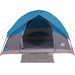 Koepeltent 6-persoons waterdicht blauw