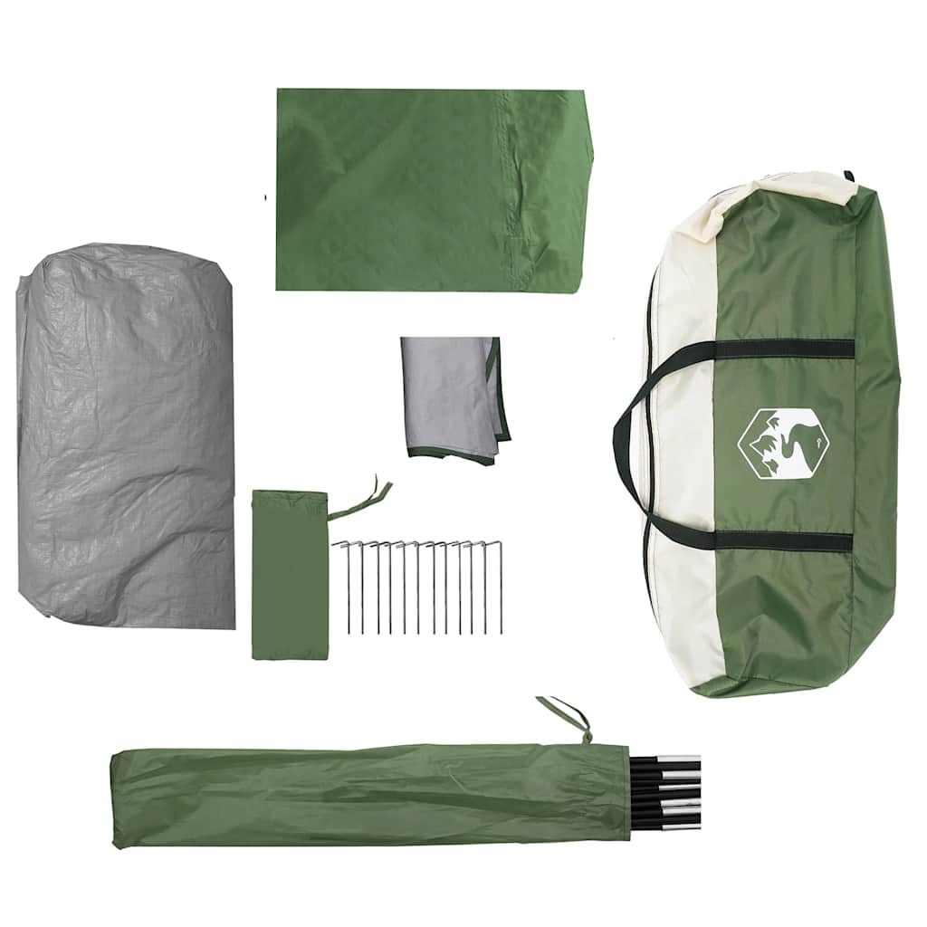 Koepeltent 6-persoons waterdicht groen