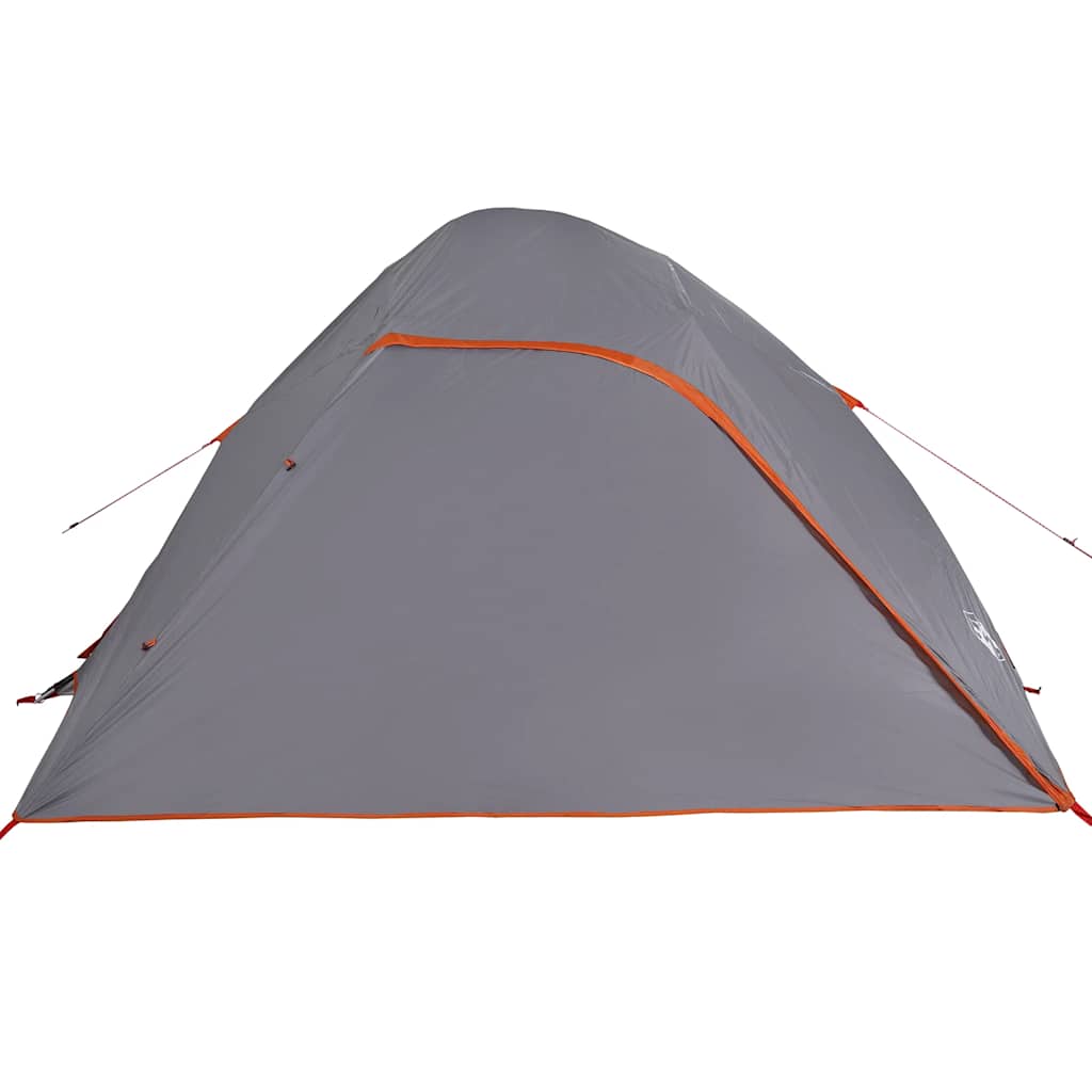 Koepeltent 6-persoons waterdicht grijs