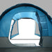 Tunneltent 4-persoons waterdicht blauw