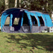 Tunneltent voor gezin 8-persoons waterdicht blauw