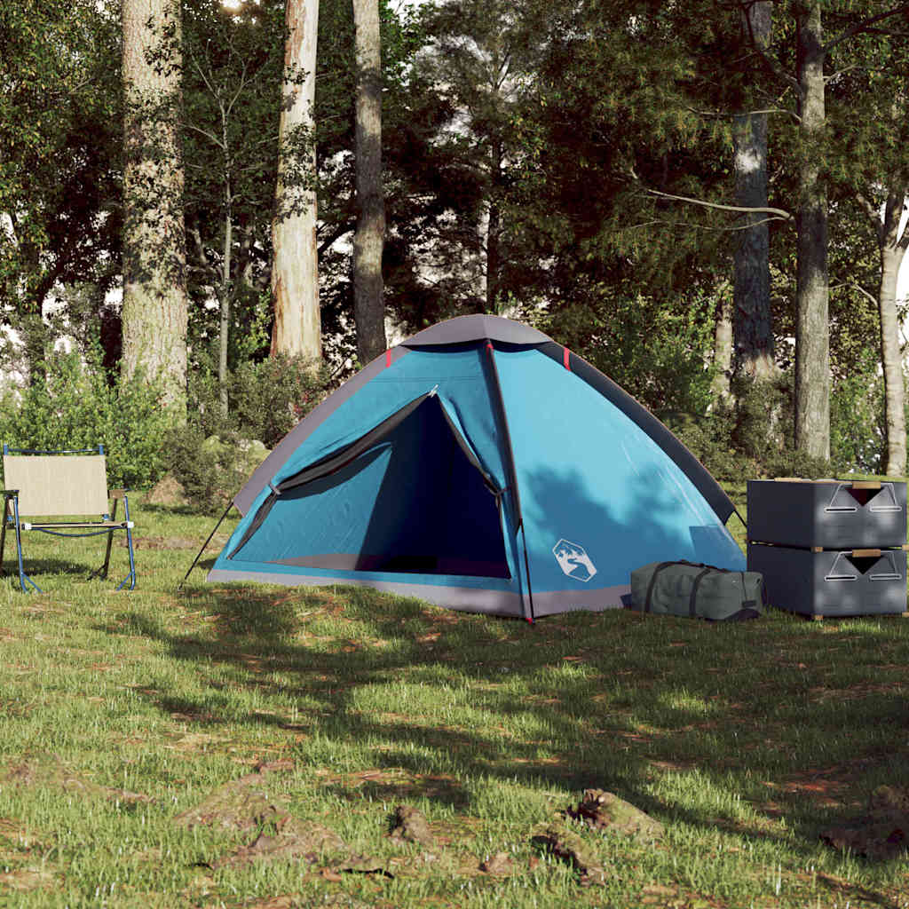 Koepeltent 2-persoons waterdicht blauw