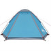 Koepeltent 2-persoons waterdicht blauw
