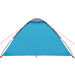 Koepeltent 2-persoons waterdicht blauw