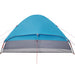 Koepeltent 2-persoons waterdicht blauw