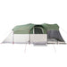 Tunneltent 8-persoons waterdicht groen