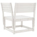 Tuinhoekbank 73x73x78 cm massief grenenhout wit