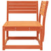 Tuinhoekbank 73x73x78 cm massief grenenhout wasbruin