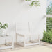 Tuinmiddenbank massief grenenhout wit