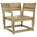 Tuinstoel geïmpregneerd hout