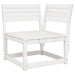 Tuinhoekbank met kussens 73x73x78 cm massief grenenhout wit