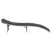 Ligbed met kussen 55x199x50 cm poly rattan lichtgrijs
