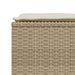 Tuinkrukken met kussens 4 st poly rattan beige
