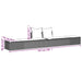 Ligbed 2-persoons met kussens poly rattan grijs