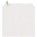 Tuinbank 79x60x62 cm massief grenenhout wit