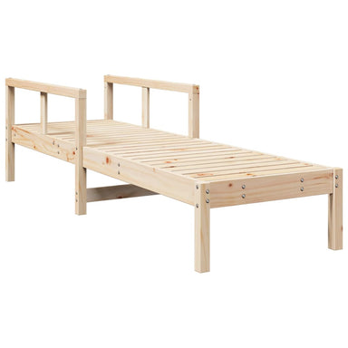 Ligstoel 199,5x62x55 cm massief grenenhout