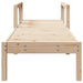 Ligstoel 199,5x62x55 cm massief grenenhout
