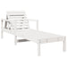 Ligstoel 199,5x62x55 cm massief grenenhout wit