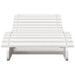 Ligbedden 2 st 205x60x31,5 cm massief grenenhout wit