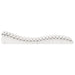 Ligbedden 2 st 205x60x31,5 cm massief grenenhout wit