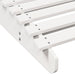 Ligbedden 2 st 205x60x31,5 cm massief grenenhout wit