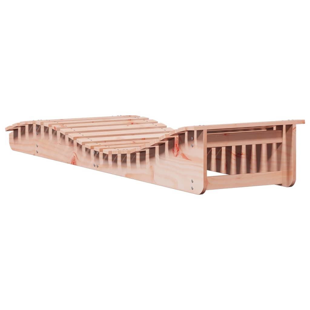 Ligbed 205x60x31,5 cm massief douglashout