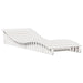 Ligbed 205x70x31,5 cm massief grenenhout wit