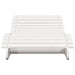 Ligbed 205x70x31,5 cm massief grenenhout wit