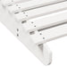 Ligbed 205x70x31,5 cm massief grenenhout wit