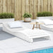 Ligbed 205x70x31,5 cm massief grenenhout wit