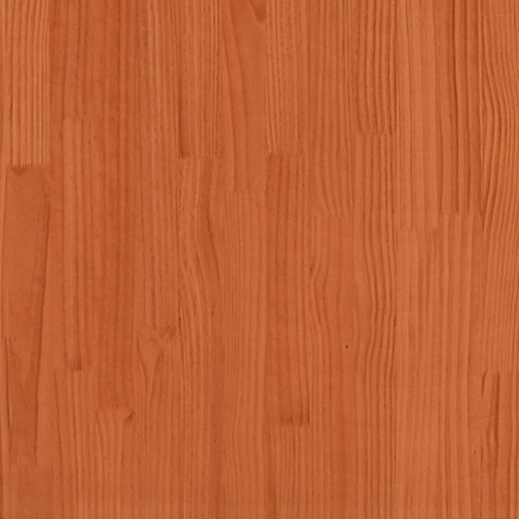 Tuinbank 79x60x62 cm massief grenenhout wasbruin