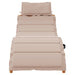 Ligbed Massief Acacia Hout Taupe