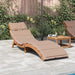 Ligbed Massief Acacia Hout Taupe