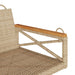 Schommelbank 63x62x40 cm poly rattan beige