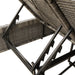 Ligbed 2-persoons met kussens poly rattan grijs