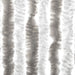 Vliegengordijn 90x220 cm chenille lichtgrijs en wit