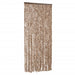 Vliegengordijn 90x220 cm chenille beige en donkerbruin