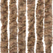 Vliegengordijn 90x220 cm chenille beige en donkerbruin