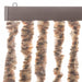 Vliegengordijn 100x200 cm chenille beige en donkerbruin