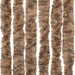 Vliegengordijn 100x200 cm chenille beige en donkerbruin