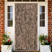 Vliegengordijn 100x230 cm chenille beige en donkerbruin