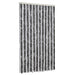 Vliegengordijn 100x200 cm chenille grijs en zwart