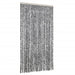 Vliegengordijn 100x200 cm chenille grijs en zwart-wit