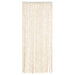 Vliegengordijn 56x200 cm chenille beige en wit
