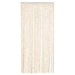 Vliegengordijn 90x200 cm chenille beige en wit