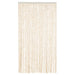 Vliegengordijn 100x200 cm chenille beige en wit