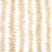 Vliegengordijn 100x200 cm chenille beige en wit
